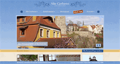 Desktop Screenshot of hotel-alte-gerberei.de